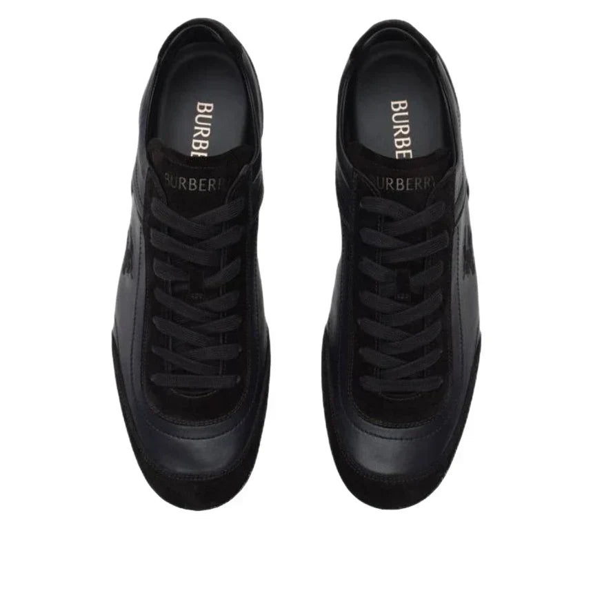 Burberry Leather Knight Runner Sneakers 'Black' 81262821