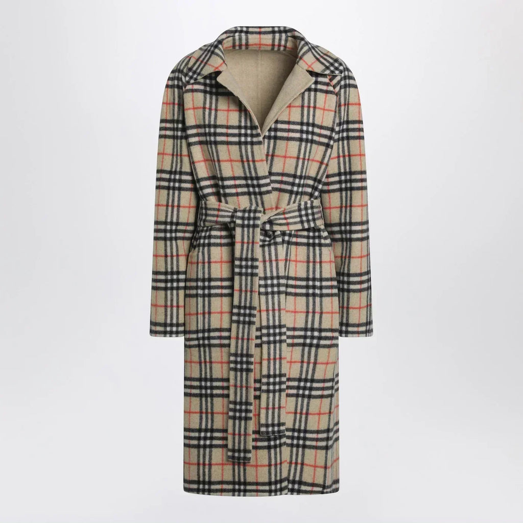 Burberry - Sand reversible wool coat