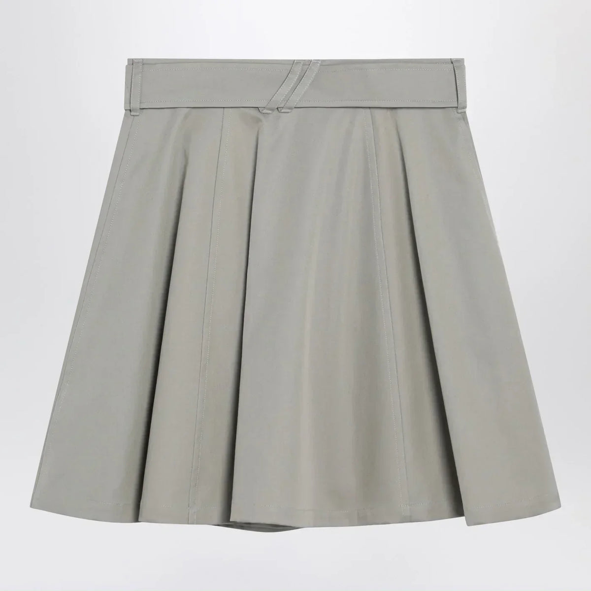 Burberry - Beige trench mini skirt in gabardine