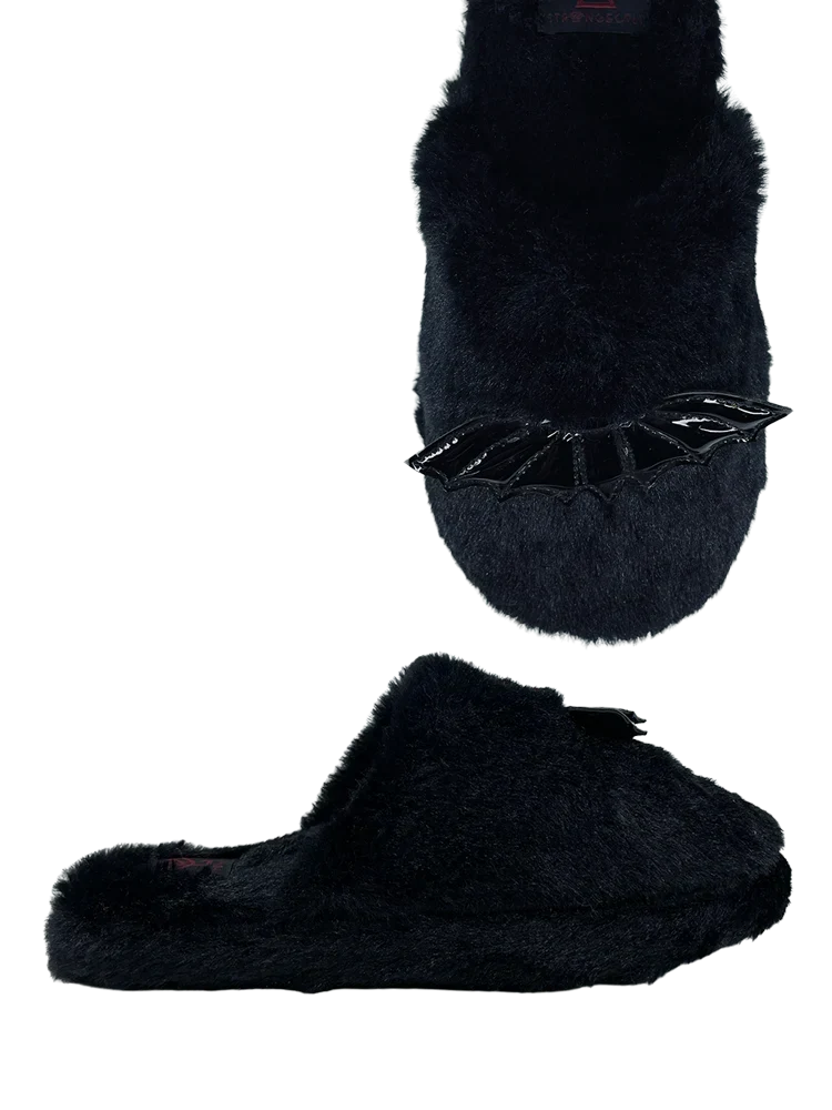 KREEPY KOZY BAT BLACK HOUSE SLIPPER