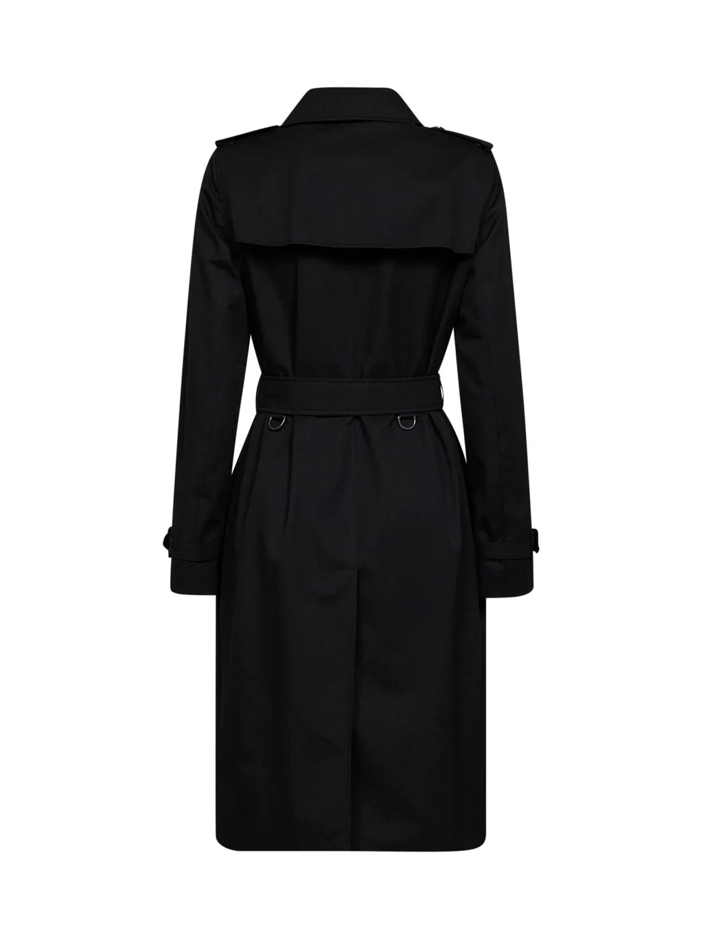 Burberry Kensington Trench Coat — Black
