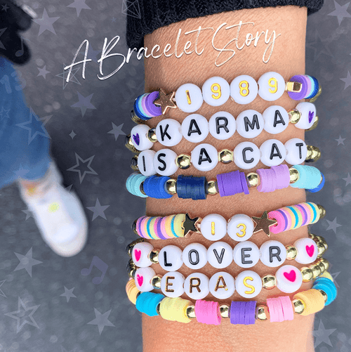 A Bracelet Story - Eras Edition Beaded Stretch Bracelets (4 bracelets per card)