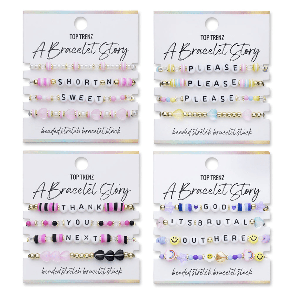 A Bracelet Story - Pop Anthem Pack (4 bracelets per card)