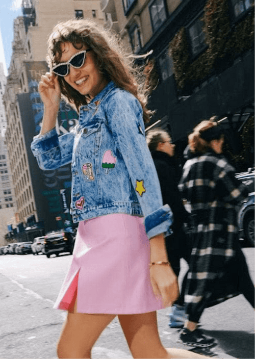 All About The Patch Crop Denim Jacket – Teen/Women
